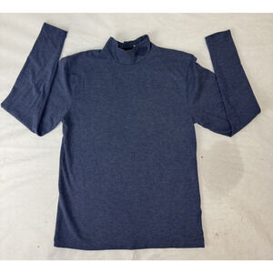 Harley-Davidson Blue Long Sleeve Turtleneck Blue Motorcycle Biker Logo Large